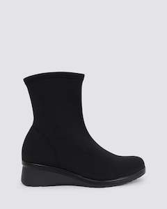 10036 WEDGE ANKLE BOOTS BLACK
