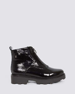 6733 ANKLE BOOTS BLACK LEATHER