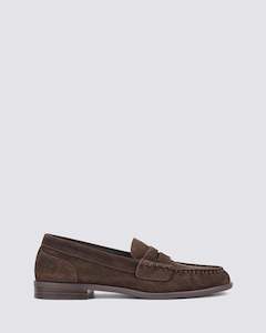 PADDY LOAFERS CHOCOLATE BROWN SUEDE