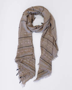 Andrea Biani: AURORA SCARF TAUPE