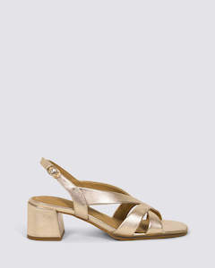 Hush Puppies: KABOO HEELS SOFT GOLD