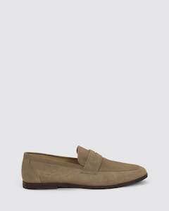 COUPE MENS LOAFERS MUSHROOM SUEDE