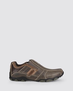 Wild Rhino: BECKER SLIP ON SNEAKERS SMOKEY LEATHER