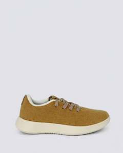 Womens Sneakers: WOMENS WOOL RUNNER NZ LUXE GOLD/STONY CREAM