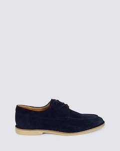 Mens Shoes: CROWN NAVY SUEDE