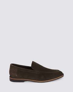 Mens Shoes: CASINO MENS LOAFERS GROUND COFFEE SUEDE