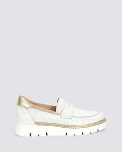 Womens Flats: JS-2003 LOAFERS HIELO/CHAMPAGNE