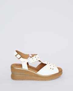 Womens Wedges: 10351 WEDGE SANDALS BIANCO