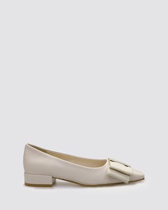 ICING FLATS DOVE LEATHER