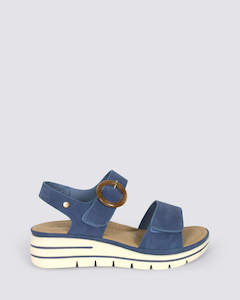 Cc Resorts: YARRA WEDGE SANDALS DENIM