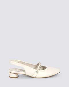 FOCUS SLINGBACKS IVORY