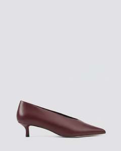 FLYNN POINT TOE PUMPS WINE