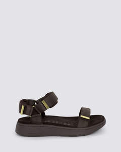 LINE SANDALS CHOCOLATE