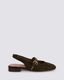 Blast Slingback Flats Chocolate Suede