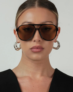STEVIE SUNGLASSES BLACK/OLIVE
