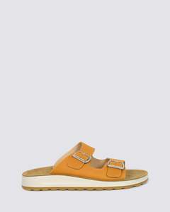 Womens Slides: 77G64 WOMENS SANDALS ARANCIO