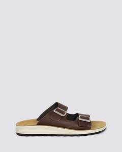 Womens Slides: 77G64 FC WOMENS SANDALS TESTA DI MORO