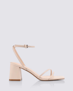 STEVIE BLOCK HEELS BONE