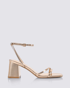 STEVIE BLOCK HEELS ROSEGOLD