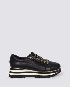 EAMMES PLATFORM SNEAKERS BLACK