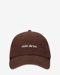 Accessories: UNDER THE SUN LOGO CAP BARK