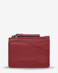 Accessories: HEARTS STILL BEATING WALLET ROUGE