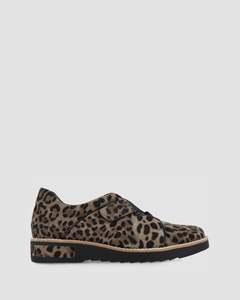 Django And Juliette: REINYS FLAT SHOES TAUPE LEOPARD
