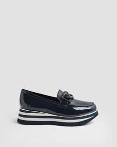 Django And Juliette: EAILA LOAFERS NAVY PATENT