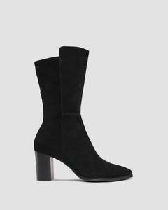 AISLEY HEELED BOOTS BLACK SUEDE