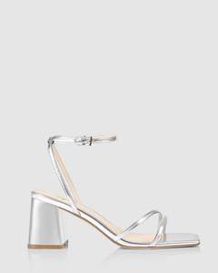 Verali: STEVIE BLOCK HEELS METALLIC