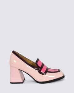 Womens Heels: BERGEN HEELS PINK MULTI