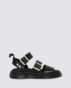 Womens Sandals: GRYPHON STRAP SANDAL BLACK ATLAS