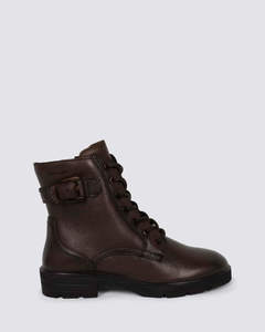 25216 LACE UP BOOTS MOCCA