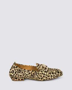 Loafers: BORGE TAN LEOAPRD