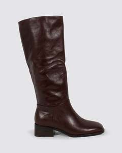 MYLES LONG BOOTS CHOCOLATE BROWN