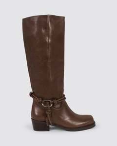 Mollini: HEVANLI LONG BOOTS DEEP BROWN