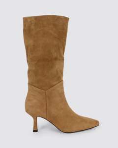 Mollini: ALEESH LONG BOOTS TOBACCO SUEDE