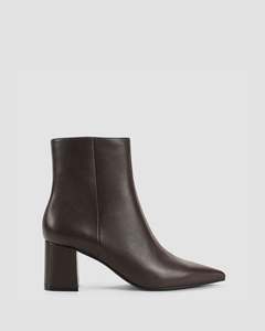 GRACE ANKLE BOOTS CHOCOLATE BROWN