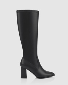 Verali: MARLO KNEE HIGH BOOTS BLACK