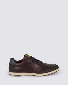 Wild Rhino: CREST MENS SNEAKERS DARK BROWN