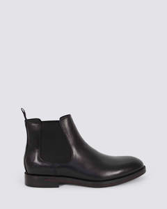 Wild Rhino: WINNER MENS CHELSEA BOOTS BLACK