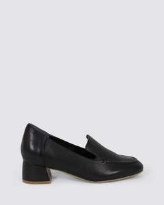 ZEDDA W-ZR HEELED LOAFERS BLACK