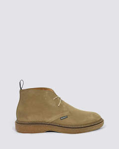 Mens Boots: BLAINE MENS CHUKKA BOOT TAUPE SUEDE