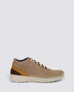 Mens Sneakers: 3643 MENS CAUSAL SHOES TAUPE