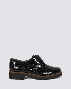 10771 LACE UP SHOES BLACK