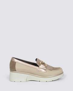 Womens Flats: 10752 LOAFERS PIEDRA