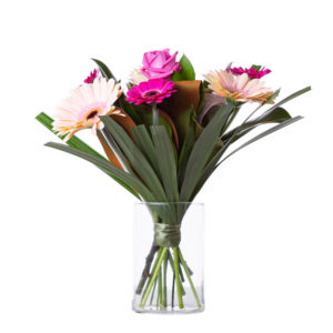 Anniversary: Bud Vase Yellow Gerbera