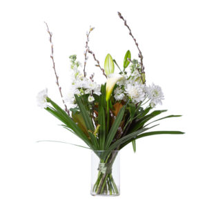 Anniversary: Bud Vase Yellow Gerbera