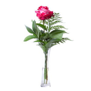 Anniversary: Bud Vase Yellow Gerbera