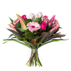 Anniversary: Bud Vase Pink Gerbera